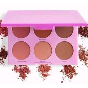 Real Her RealHer You Are Brilliant Pro Blush Palette 6 Shades NEW